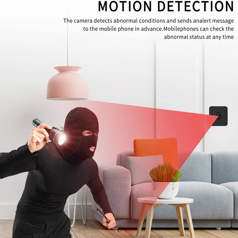 MOTION DETECTION

The camera detects abnormal conditions and sends an alert message to the mobile phone in advance. Mobilephones can check the abnormal status at any time.