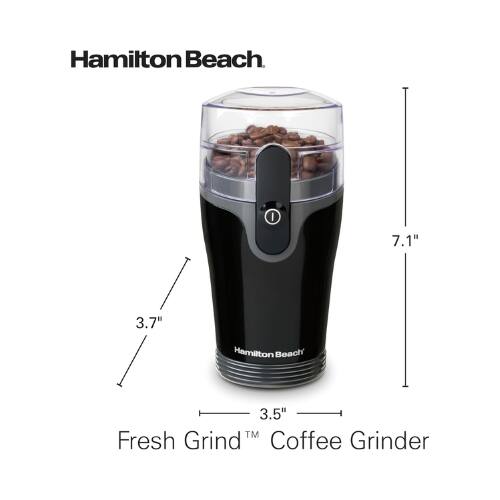 Hamilton Beach  
7.1"  
3.7"  
3.5"  
Fresh Grind™ Coffee Grinder