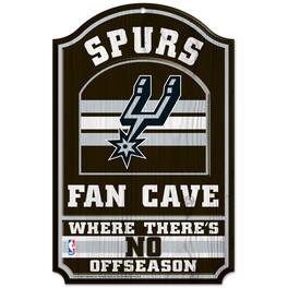 WinCraft - San Antonio Spurs 11'' x 17'' Team Wood Sign - Multicolor