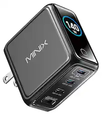MINIX 140 M
USB-C1: 140W
USB-C2: 140W
USB-C3: 65W
USB-A: 22.5W