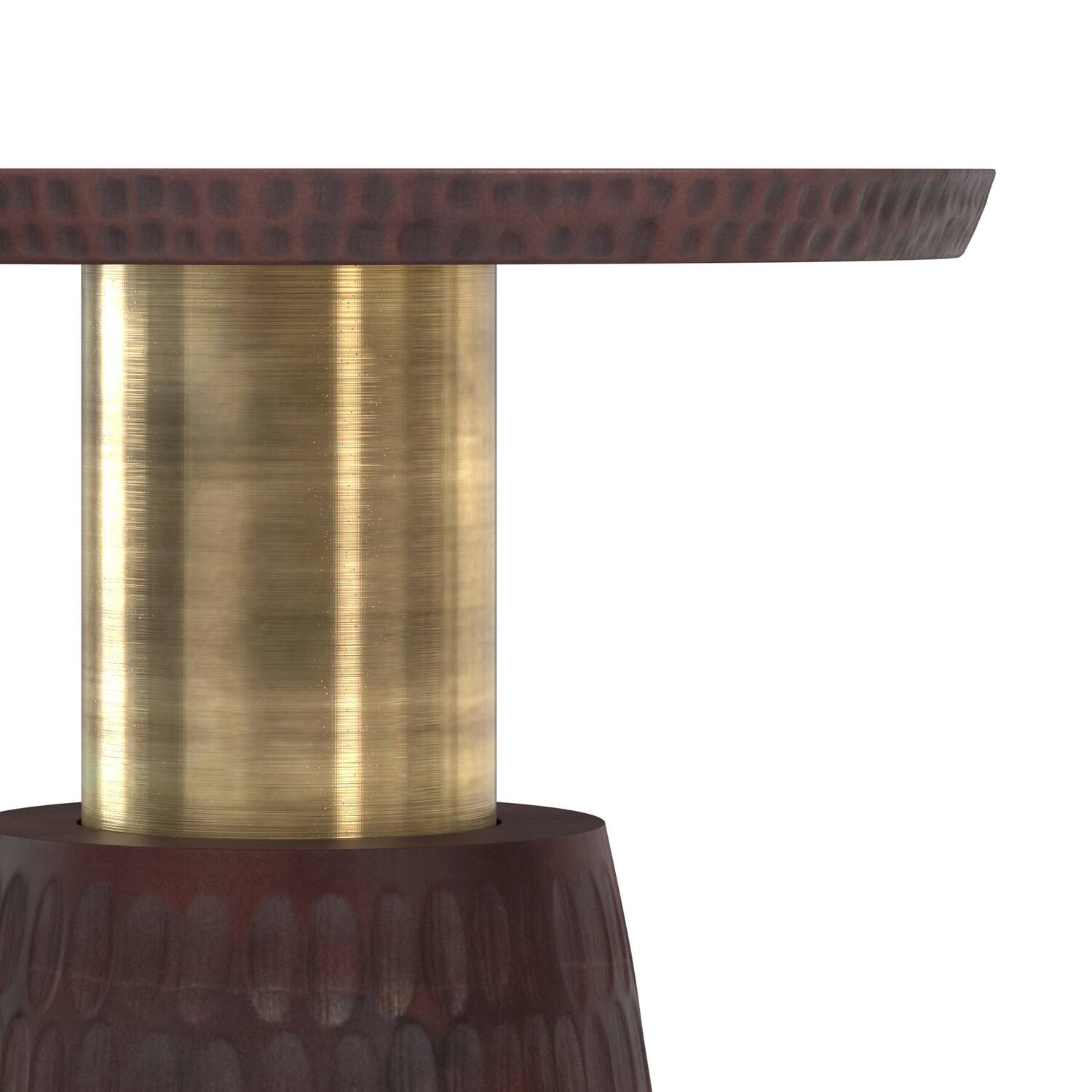 Alt View 5. Simpli Home - Breanna Side Table - Walnut Brown.