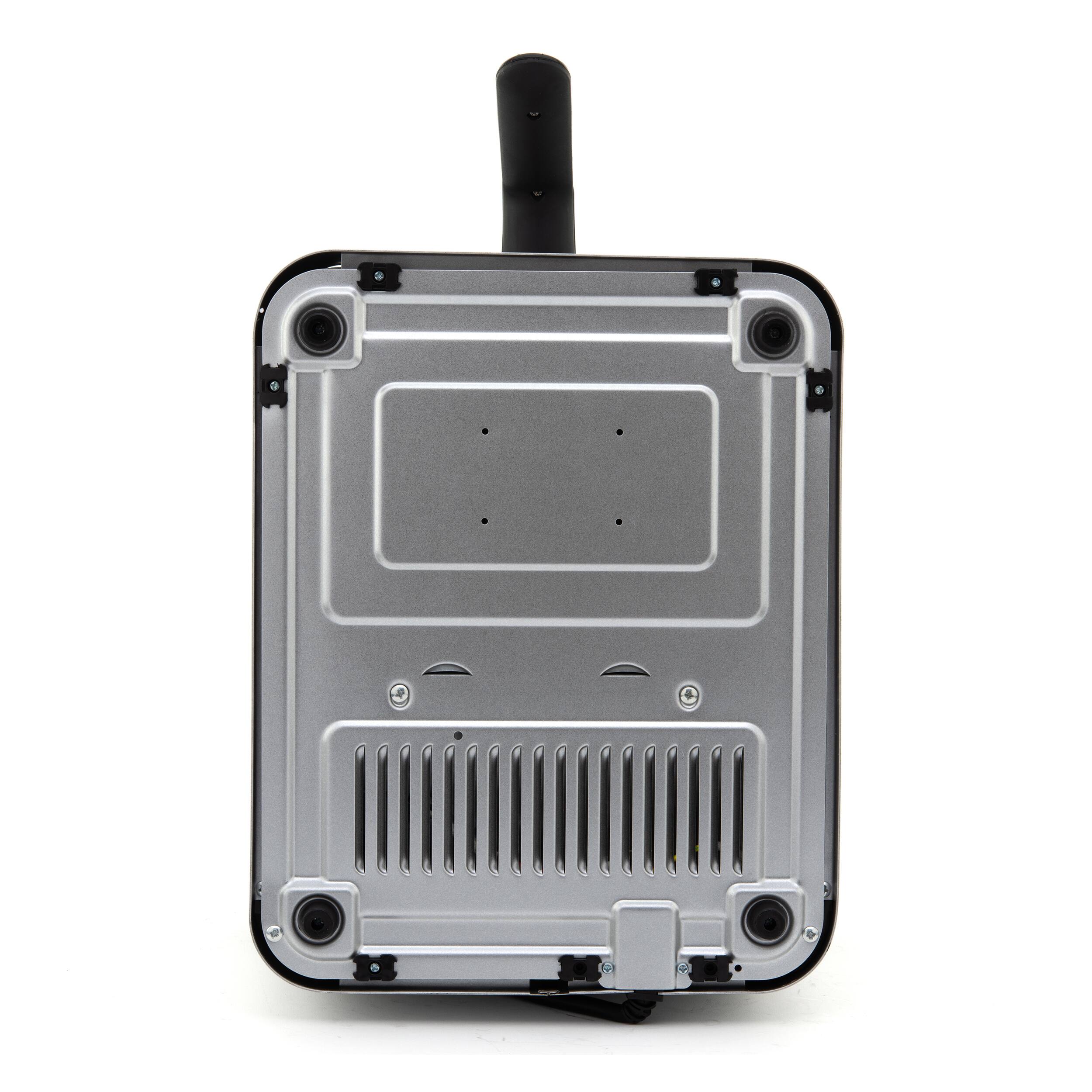 Alt View 2. Brentwood - Brentwood Select 3.4 Quart Rapid Electric Air Fryer in Stainless Steel - Silver.