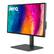 Left. BenQ - AQCOLOR PD2506Q Designer 25" IPS LED QHD 60Hz Monitor MacBook Ready with HDR (USB-C 65W/ HDMI/ DP/ DP Out) - Black.