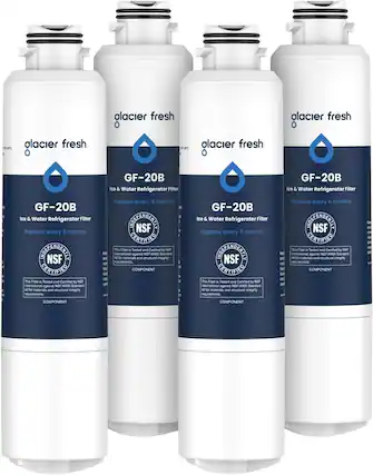 Glacier Fresh GF-20B Ice & Water Refrigerator Filter
Replace every 6 months
This Filter is Tested and Certified by NSF International against NSF/ANSI Standard 42 for materials and structural integrity requirements.
NSF Certified
Independent Certification
Component