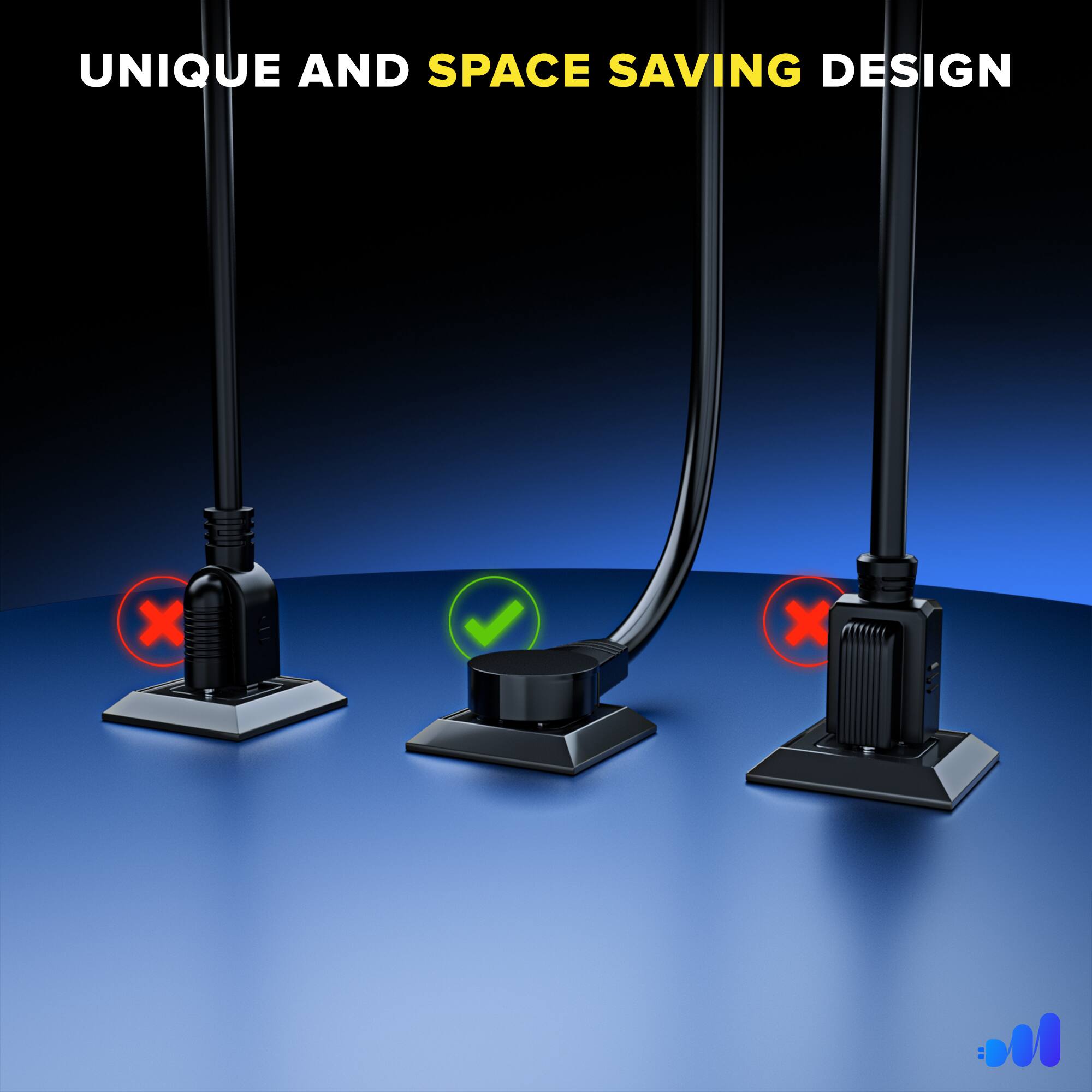 UNIQUE AND SPACE SAVING DESIGN x X