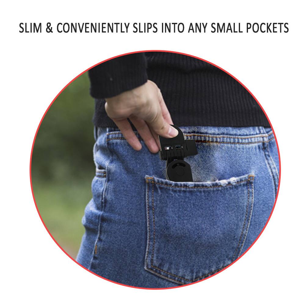 SLIM & CONVENIENTLY SLIPS INTO ANY SMALL POCKETS