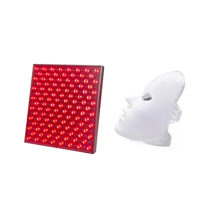 Front. Pursonic - 7-in-1 LED Light Therapy Face Mask & Full-Body Red Light Therapy Panel.