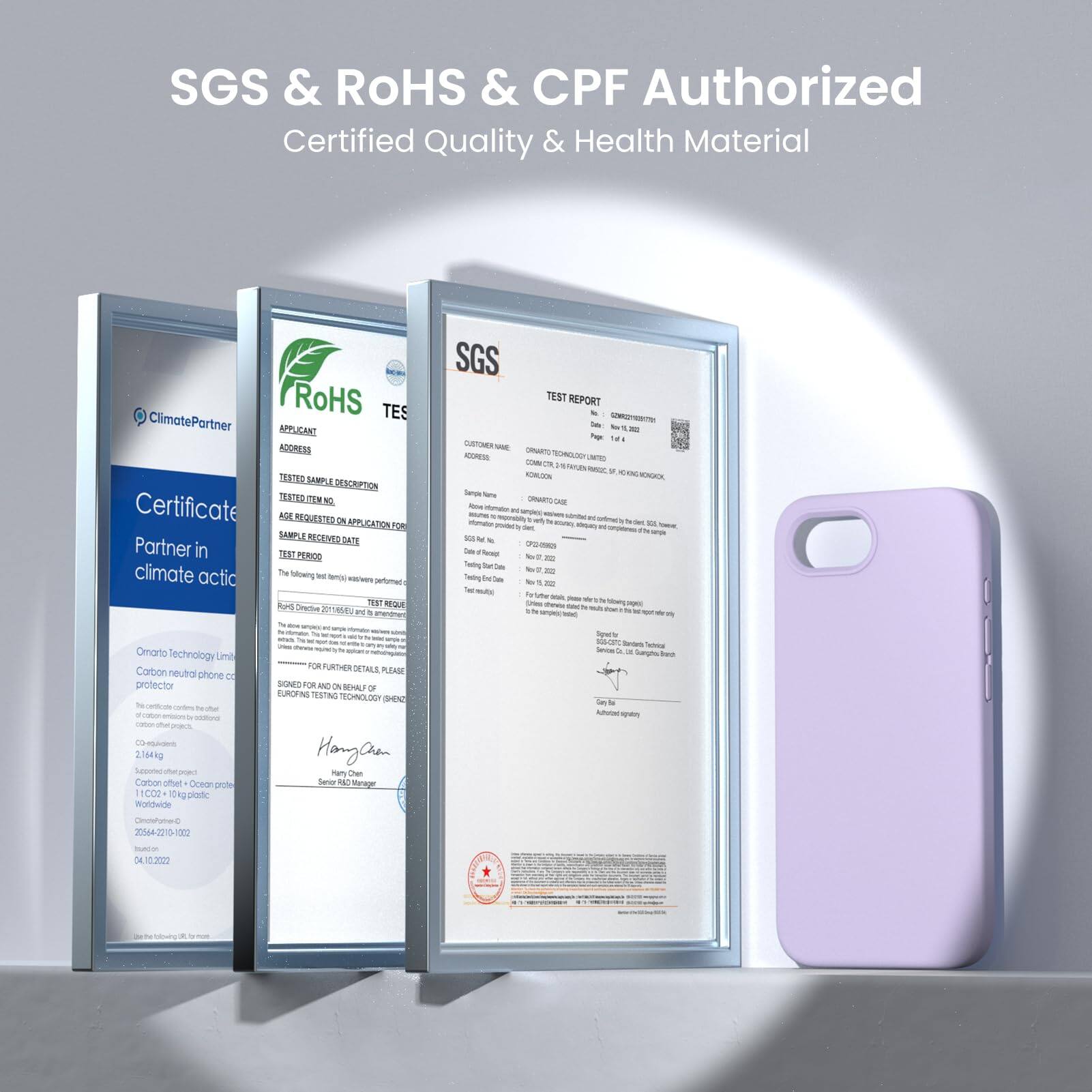 SGS & RoHS & CPF Authorized  
Certified Quality & Health Material  

ClimatePartner  
TES  
SGS  

Certificate  
Partner in climate action  

TEST REPORT  

Omnato Technology Limited  
Carbon neutral phone case protector  

SGS TEST REPORT  

Further in climate action  

For further details, please contact:  
SGS Hong Kong Limited  
12/F, 12/F, 12/F, 12/F, 12/F, 12/F, 12/F, 12/F, 12/F, 12/F, 12/F, 12/F, 12/F, 12/F, 12/F, 12/F, 12/F, 12/F, 12/F, 12/F, 12/F, 12/F, 12/F, 12/F, 12/F, 12/F, 12/F, 12/F, 12/F, 12/F, 12/F, 12/F, 12/F, 12/F, 12/F, 12/F, 12/F, 1