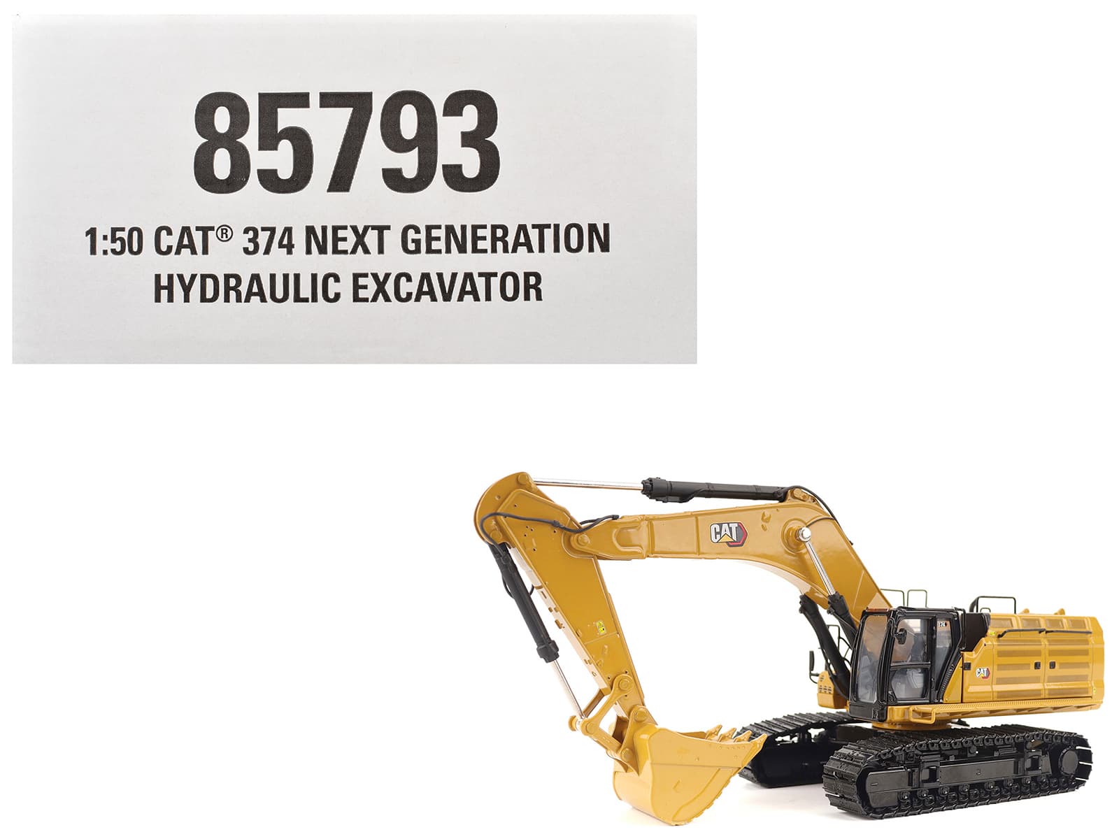 "CAT Caterpillar 374 Hydraulic Excavator Yellow ""High Line"" Series 1/50 Die Cast Model by Diecast Masters" price history on PriceWatchPro