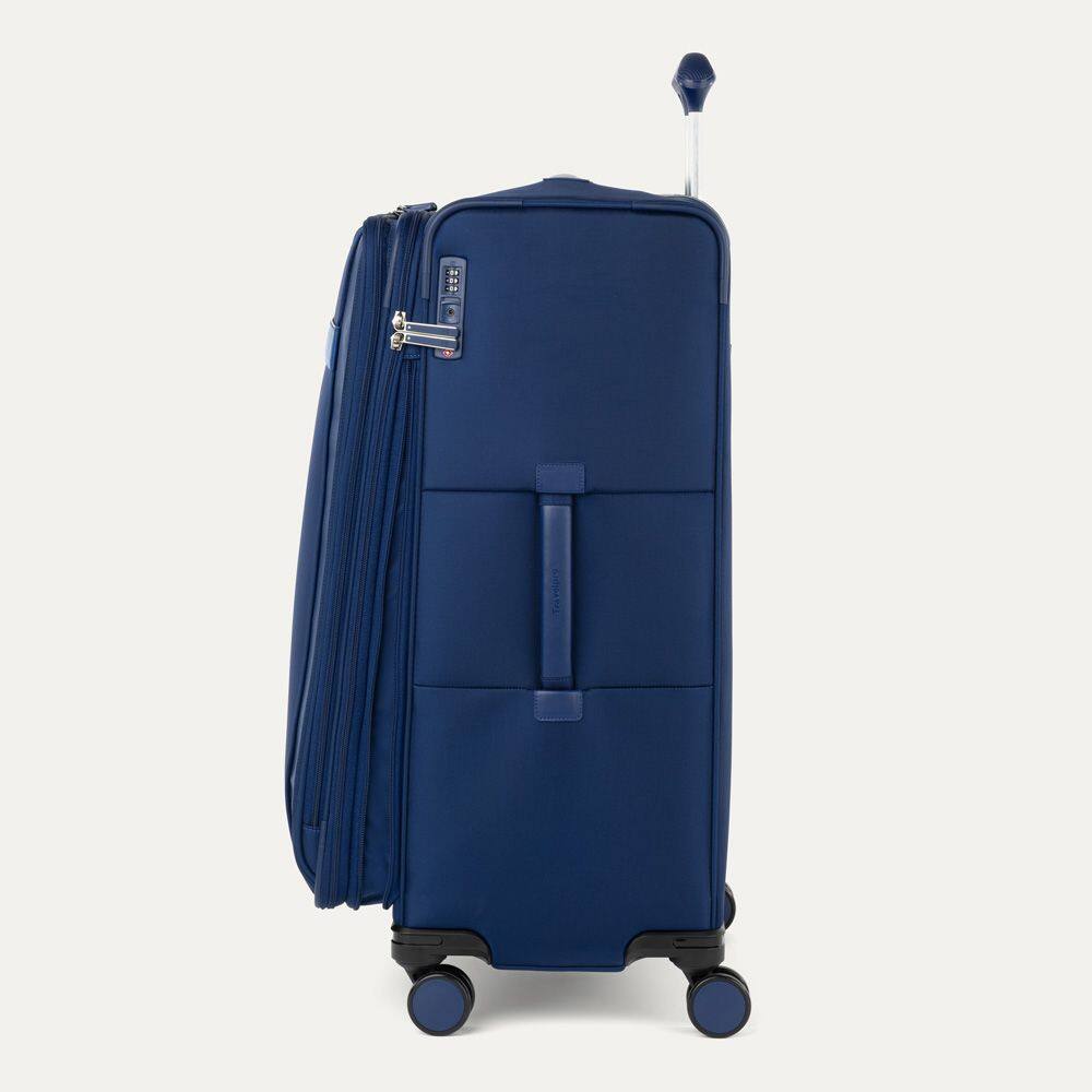Alt View 4. Travelpro - Travelpro Versapack + Lightweight Softside Expandable 29" Checked Spinner - Estate Blue.