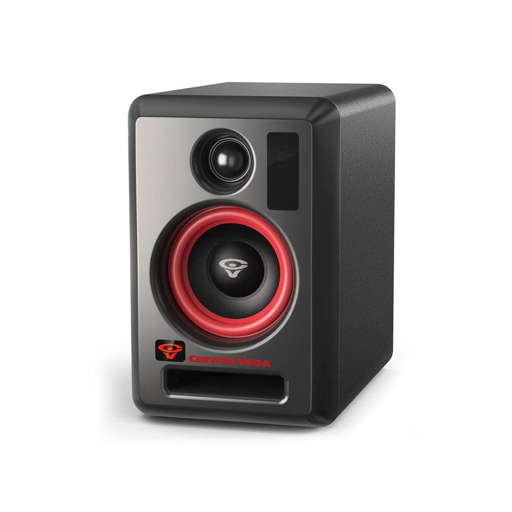 Alt View 1. Cerwin Vega - Cerwin Vega VEGA4SB-PR 4 Inch 2-Way Powered Studio Monitor Pair - Black.