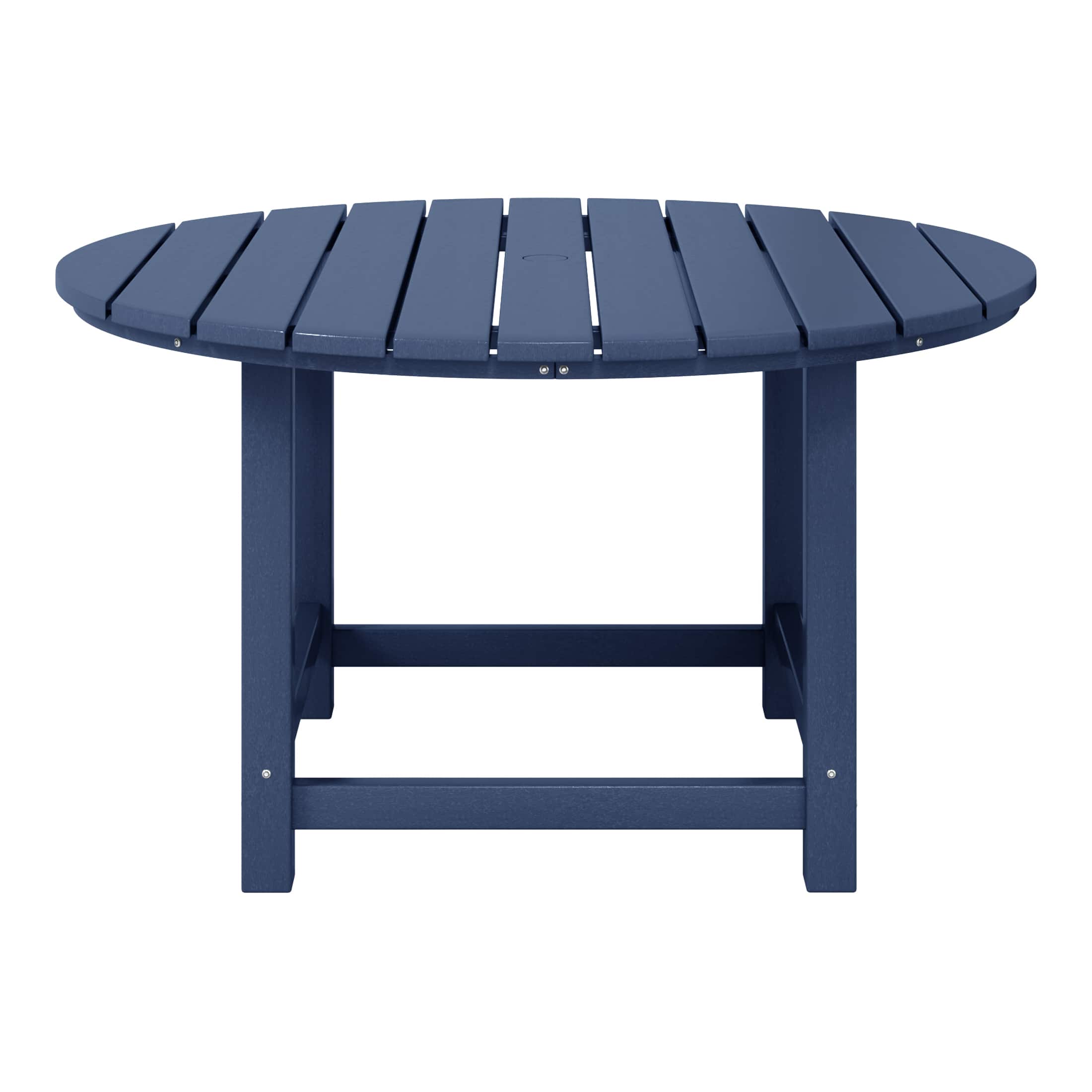 "WestinTrends - Malibu Kids Outdoor Patio Furniture HDPE 38"" Wide Round Dining Table - Navy Blue" price history on PriceWatchPro