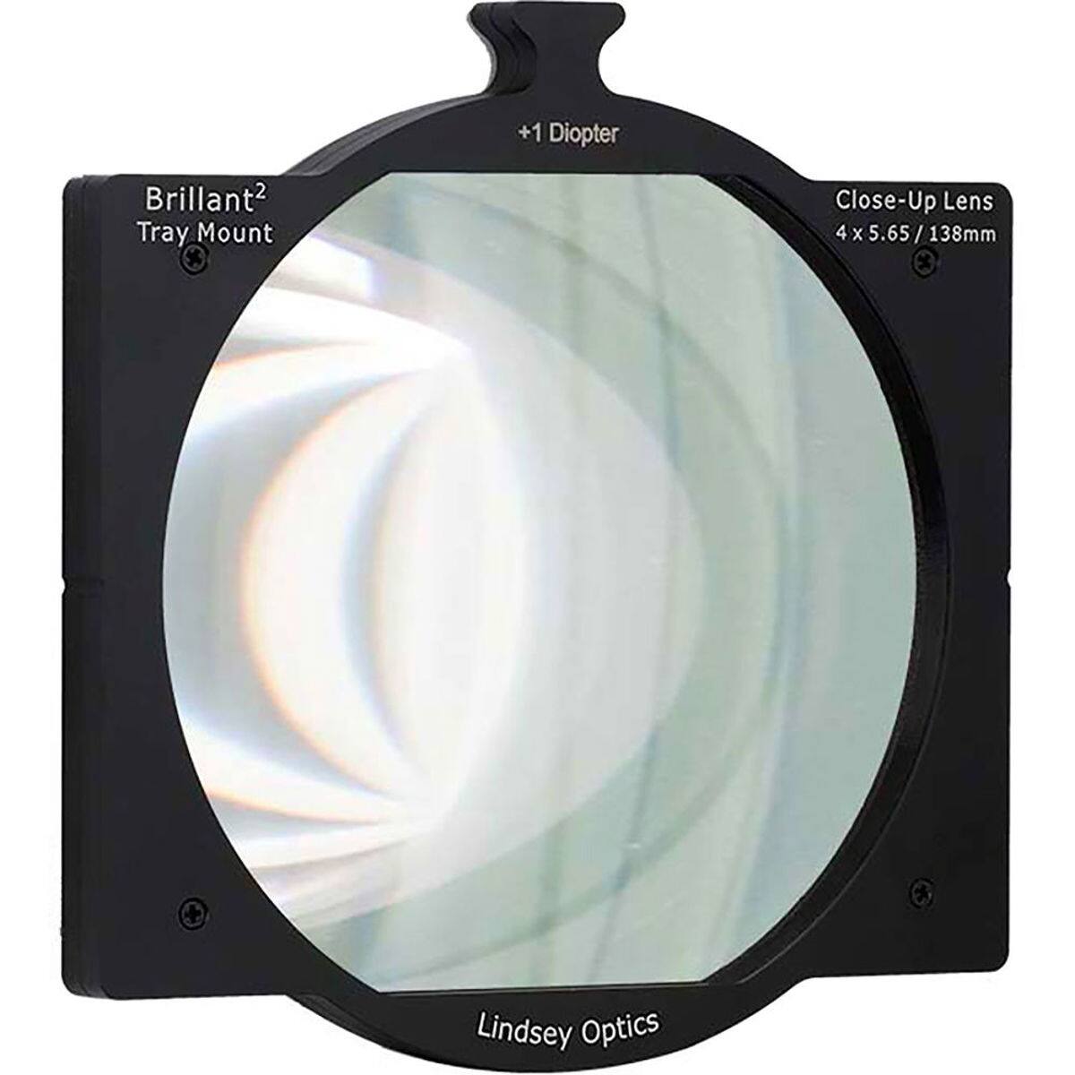 +1 Diopter Brilliant² Tray Mount Close-Up Lens 4 x 5.65 / 138mm Lindsey Optics