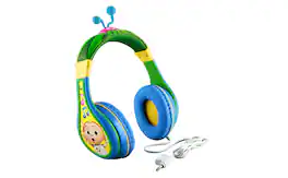 eKids - Cocomelon Wired Headphones for Kids, Children’s Headphones for School, Home, or Travel - Multicolor