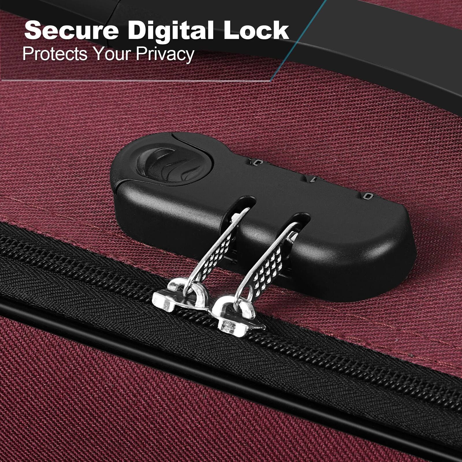 Secure Digital Lock  
Protects Your Privacy