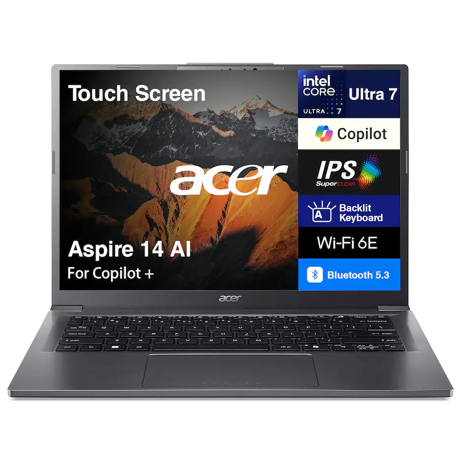 Acer Upgraded Aspire 14 AI Laptop 14.0 WUXGA (Intel Ultra 7 258V, 32GB ...