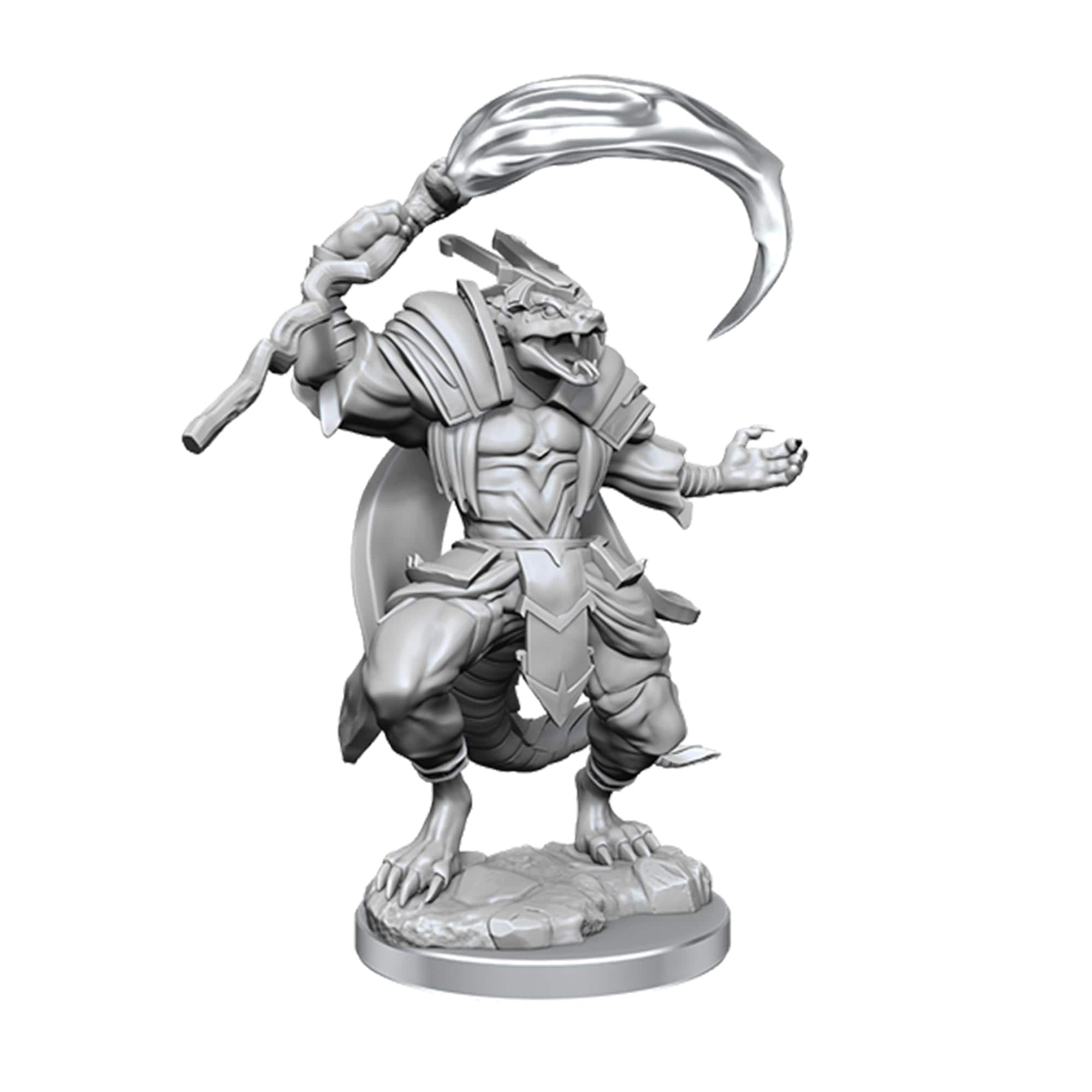 NECA - Pathfinder Deep Cuts Unpainted Miniatures | Serpentfolk - Gray