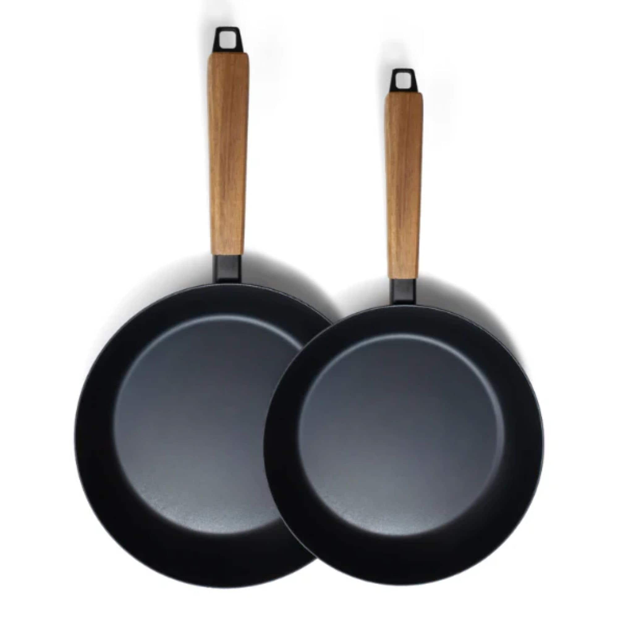 Alva - Forest 2-Piece Carbon Steel Frying Pan Set - Blue