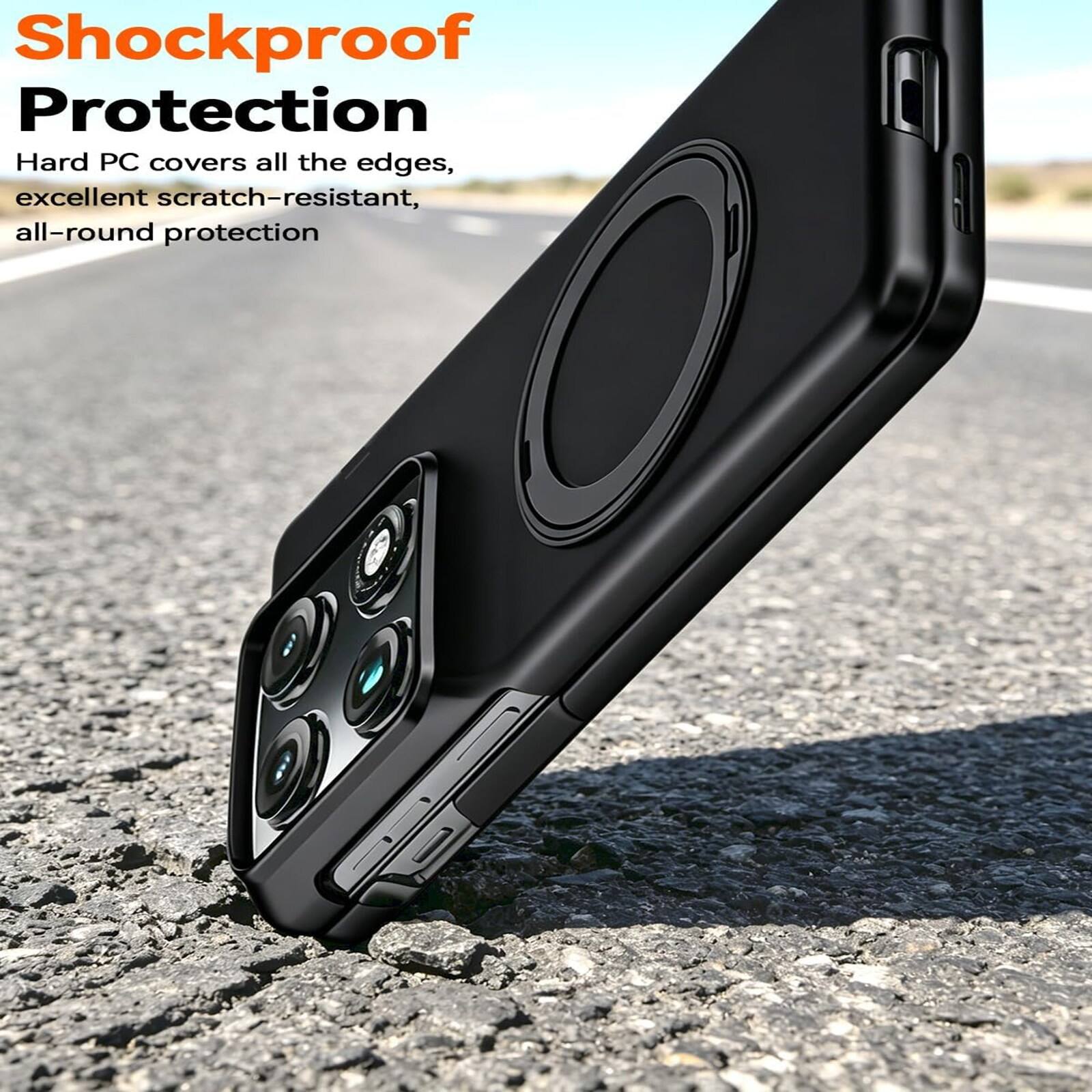 Shockproof Protection

Hard PC covers all the edges, excellent scratch-resistant, all-round protection