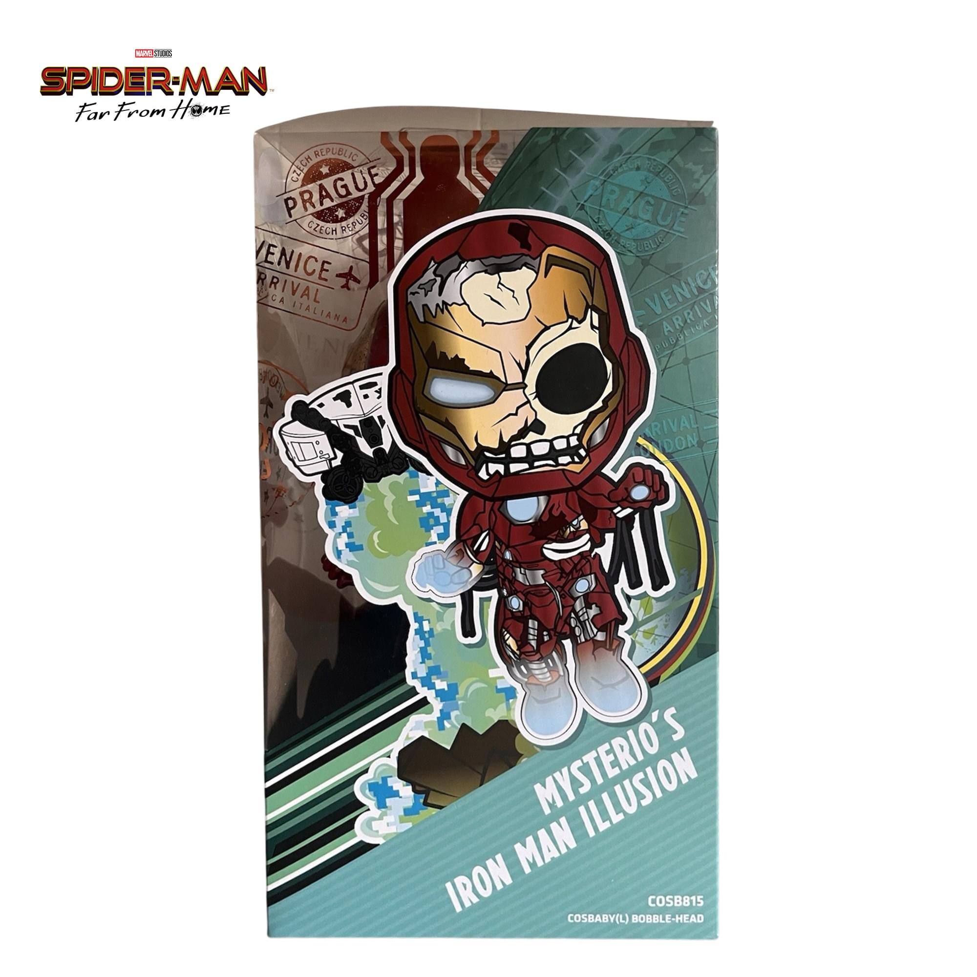 - SPIDER-MAN Far From Home
- REPUBLIC CZECH PRAGUE
- VENICE ARRIVAL ITALIANA
- MYSTERIO'S IRON MAN ILLUSION
- COSBABY(L) BOBBLE-HEAD
- COSB815