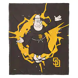 Northwest - San Diego Padres 50" x 60" Mascot Silk Touch Throw Blanket - Multicolor