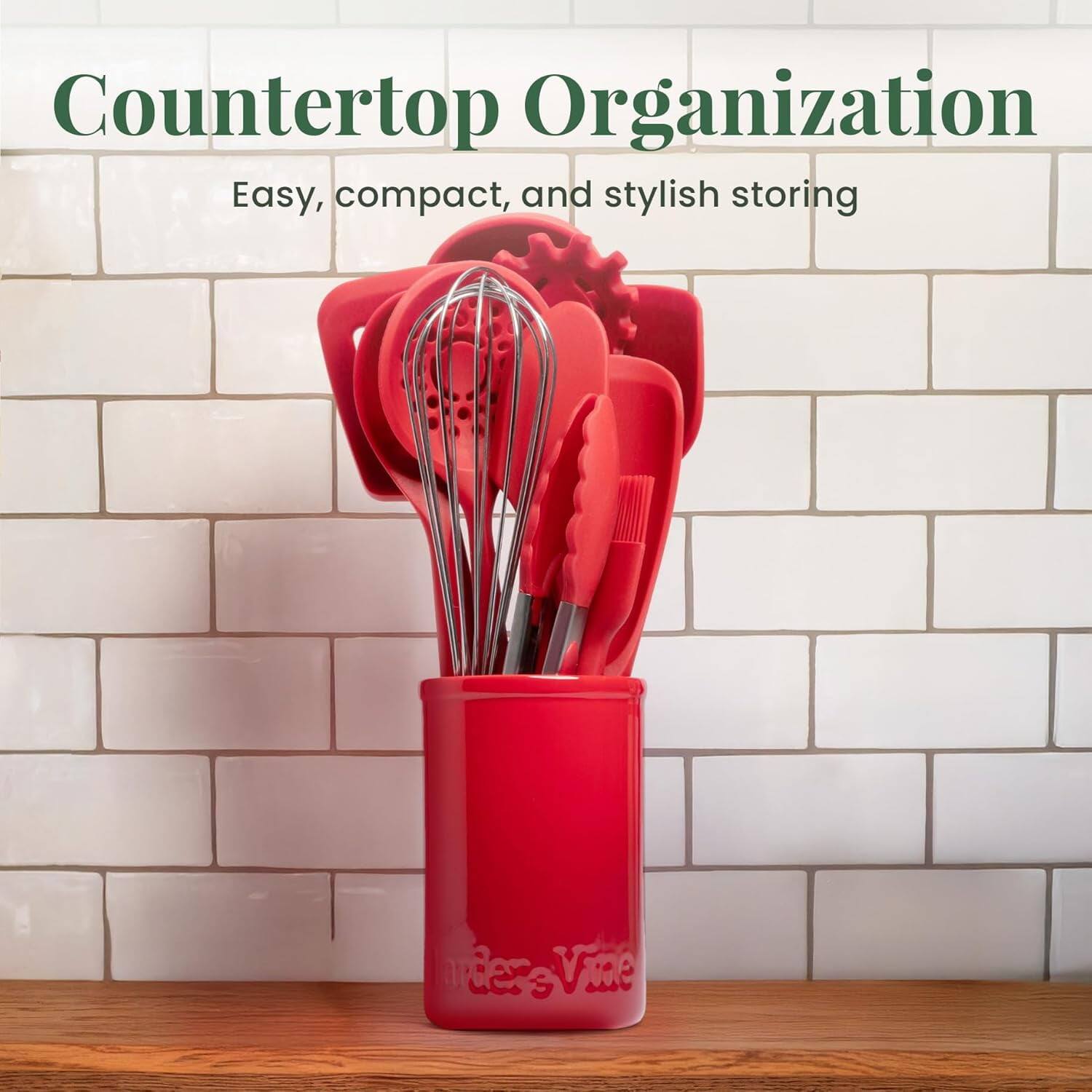 Countertop Organization  
Easy, compact, and stylish storing