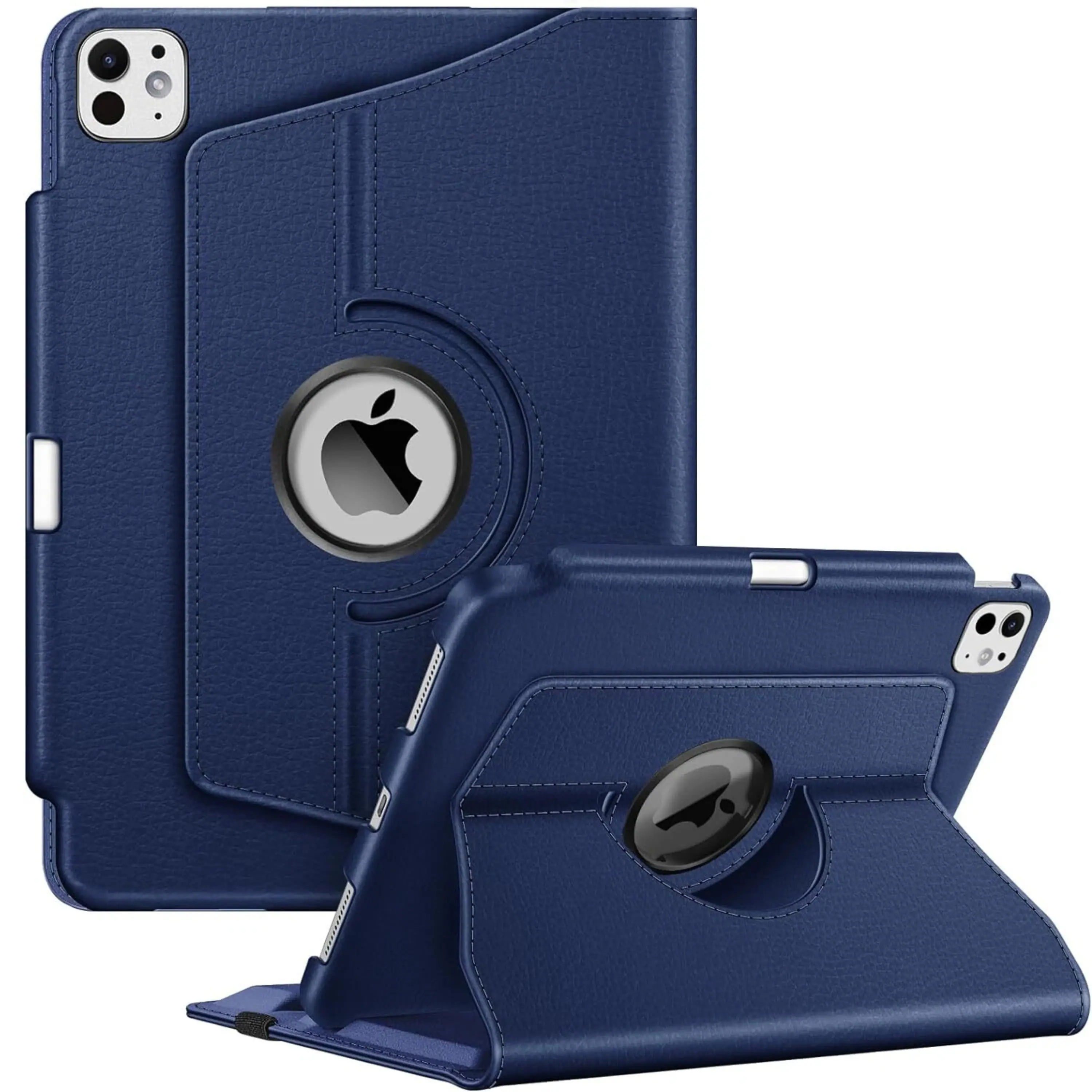 Kitcheniva - Adjustable Rotating Case For iPad Pro 11 Inch M4 2024 Sleep Wake Design Purple - Navy