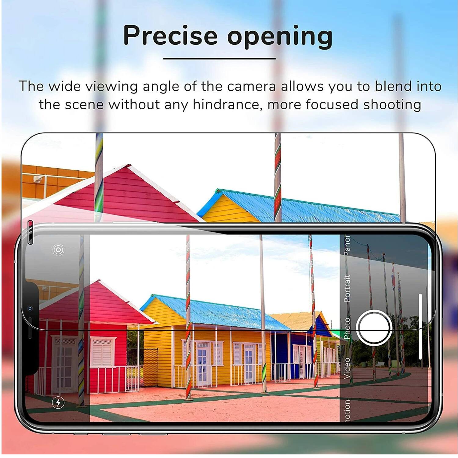 Precise opening

The wide viewing angle of the camera allows you to blend into the scene without any hindrance, more focused shooting

Panor
Portrait
Photo
Video
notion