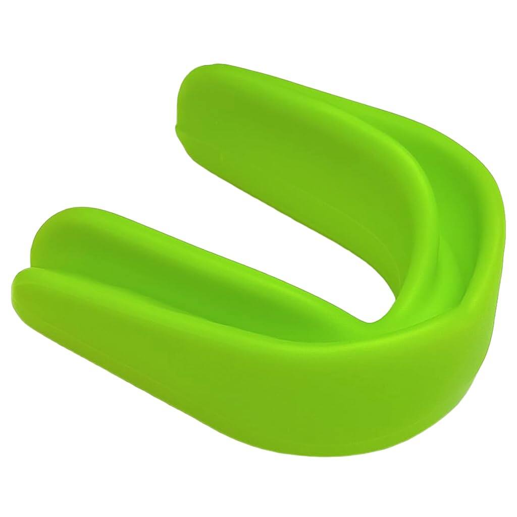 Alt View 2. Amber Sporting Goods - Breathable Boil & Bite MMA Mouth Guard for Boxing & Wrestling, Super Tough Combat Mouthpiece – Lime Green (Pack of 10) - Lime Green.