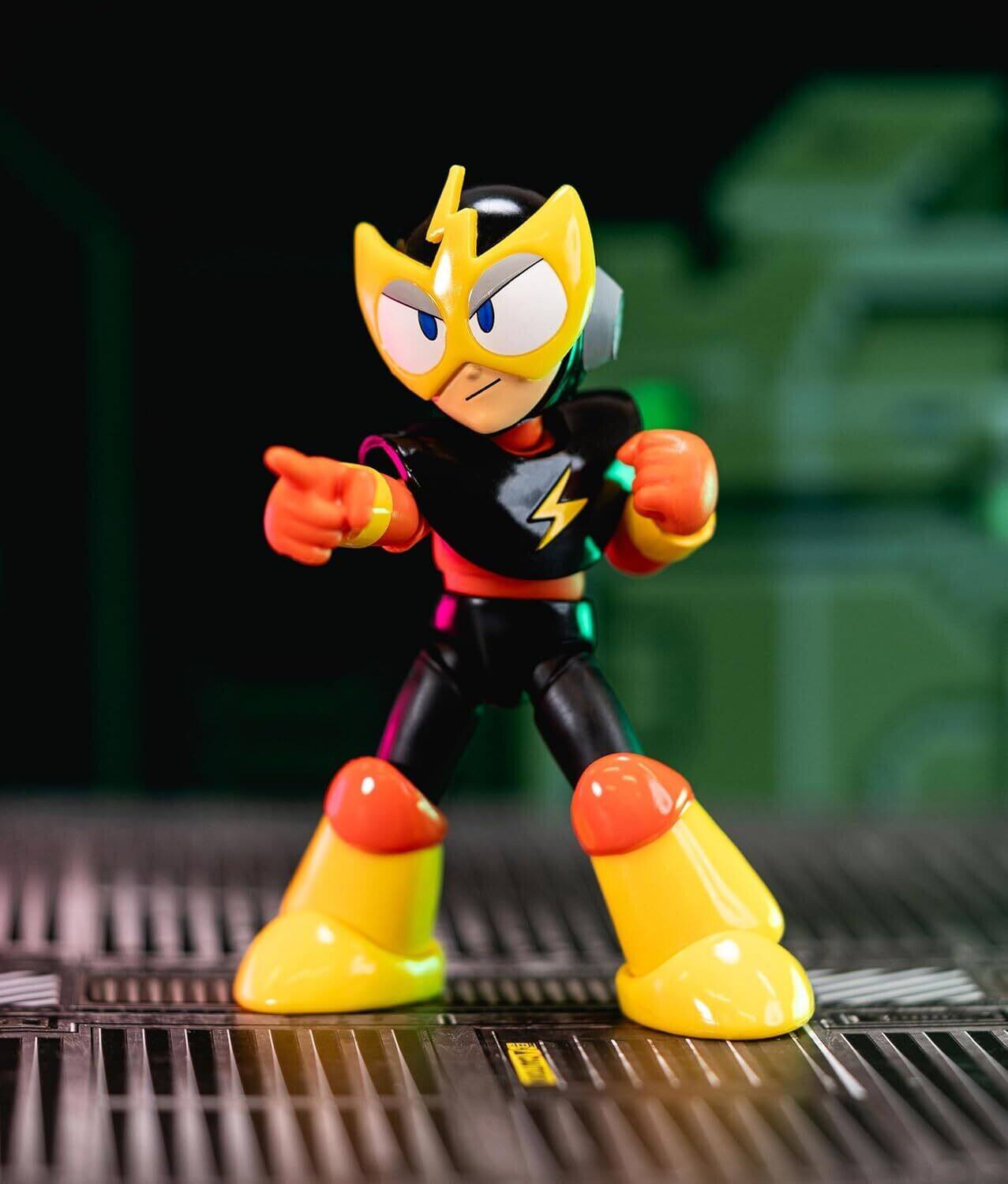 Alt View 4. Jada Toys - Jada Toys - Mega Man - Elec Man 1:12 Action Figure   - Collectibles - Multicolor.