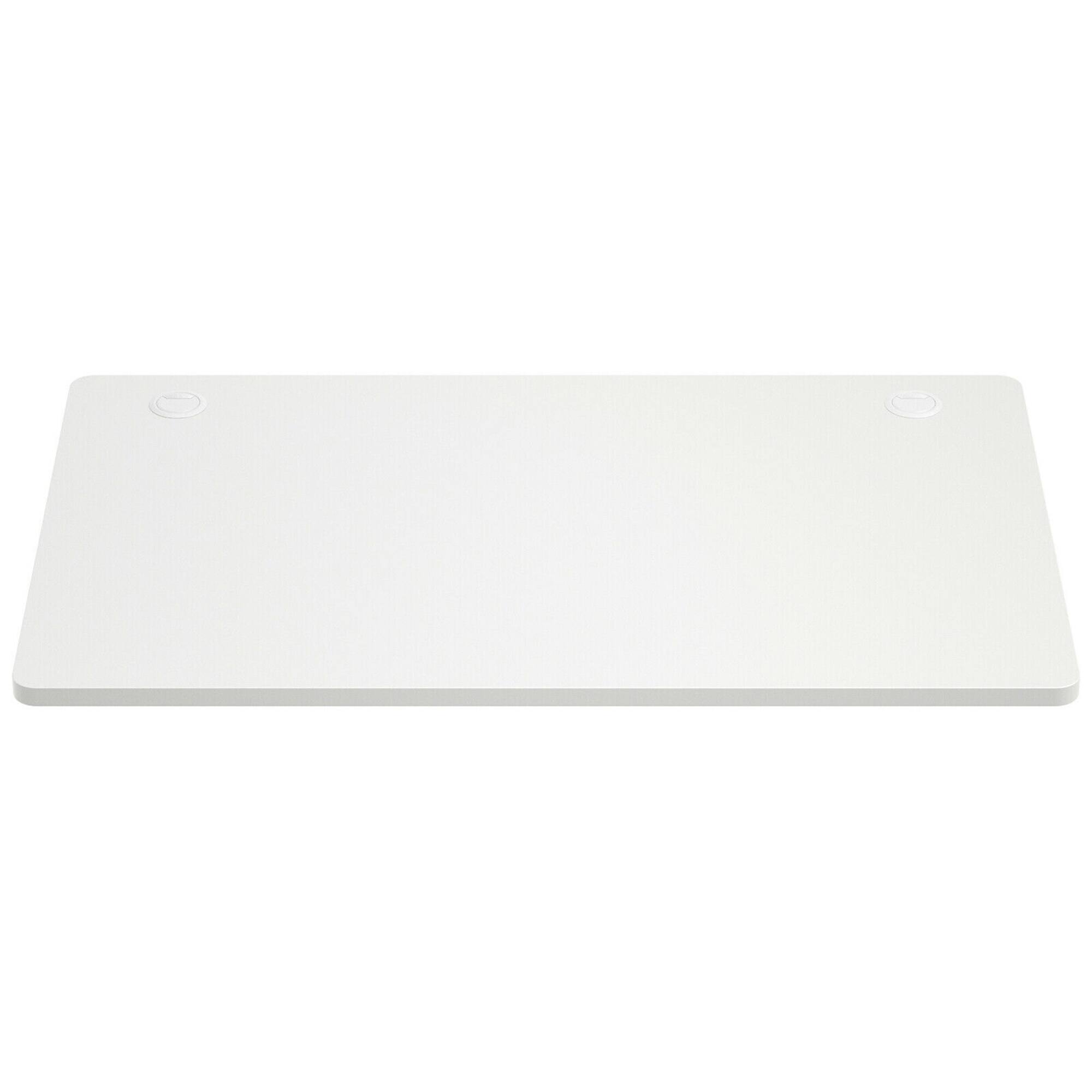 Alt View 9. Gymax - Gymax 48'' x 30'' Universal Tabletop for Standard & Standing Desk Frame White - White.