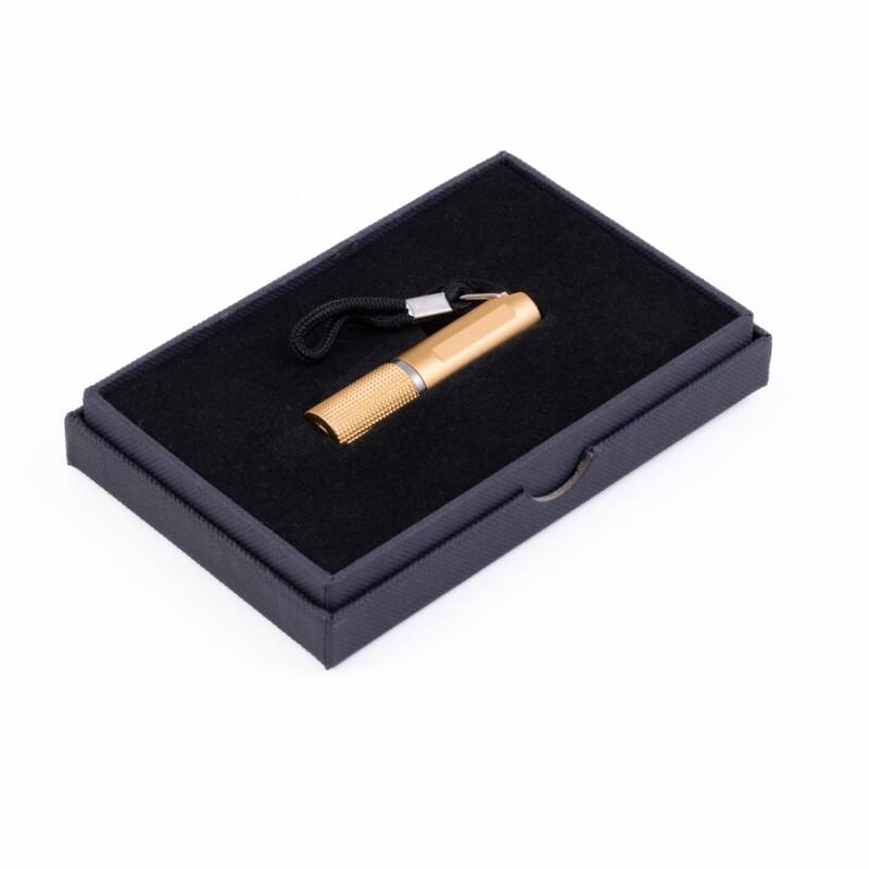 Back. Prestige - Gold High Line Twist Punch Cutter - Gold Finish.