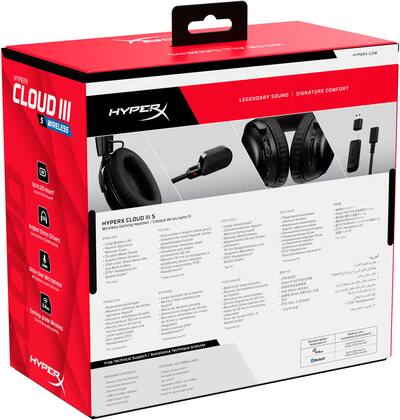 HyperX Cloud III S Wireless Gaming Headset for PC, PS5, PS4 HyperX Cloud III S Wireless Gaming Headset for PC, PS5, PS4