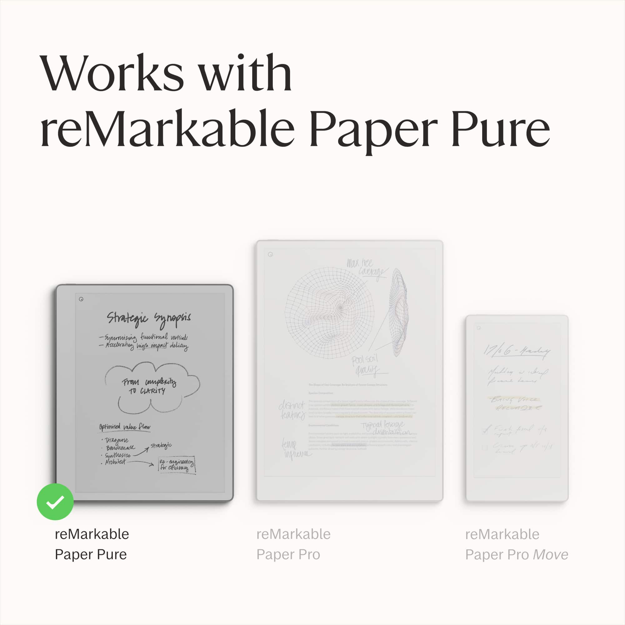 Sleeve Folio for reMarkable Paper Pure Mist Green RM15A-1002NW