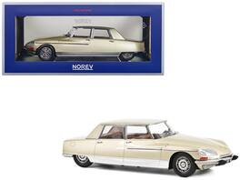 1969 Citroen DS 21 Lorraine Champagne 1/18 Diecast Model Car by Norev - Gold Metallic