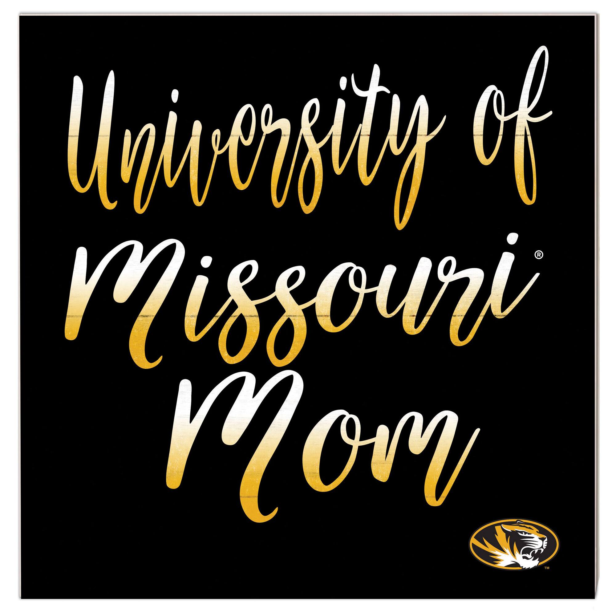 Missouri Tigers 10'' x 10'' Mom Plaque