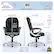 Angle. Serta - Amplify Work or Play Ergonomic High-Back Faux Leather Swivel Executive Chair with Mesh Accents - Black.