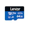 Lexar microSDXC I V30 633x 64GB A1