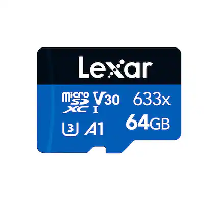 Lexar - 633X microSDXC UHS-I Card 64 GB