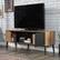 Left. Sauder - Ambleside TV Credenza for TV's up to 60" - Serene Walnut.