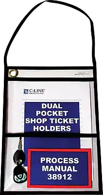 C-Line Products, Inc.
DUAL POCKET SHOP TICKET HOLDERS
PROCESS MANUAL 38912