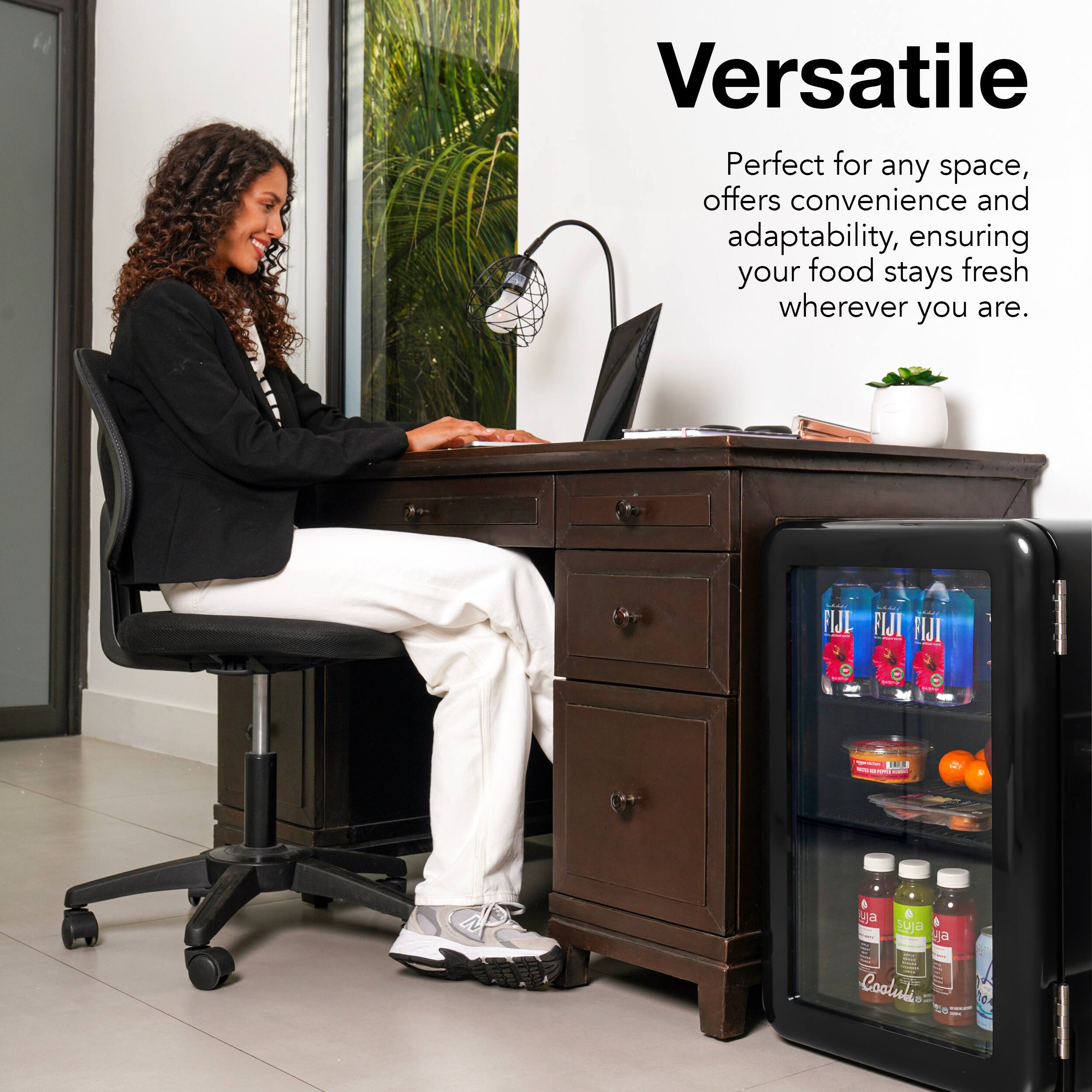Versatile: Perfect for any space, offers convenience and adaptability, ensuring your food stays fresh wherever you are.