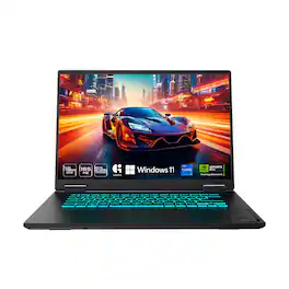 GIGABYTE - GAMING A16 - 16" 165Hz 1920x1200 WUXGA Intel Core i7-13620H - 512GB SSD - 16GB DDR5 RAM - GeForce RTX 4050 - Black Steel