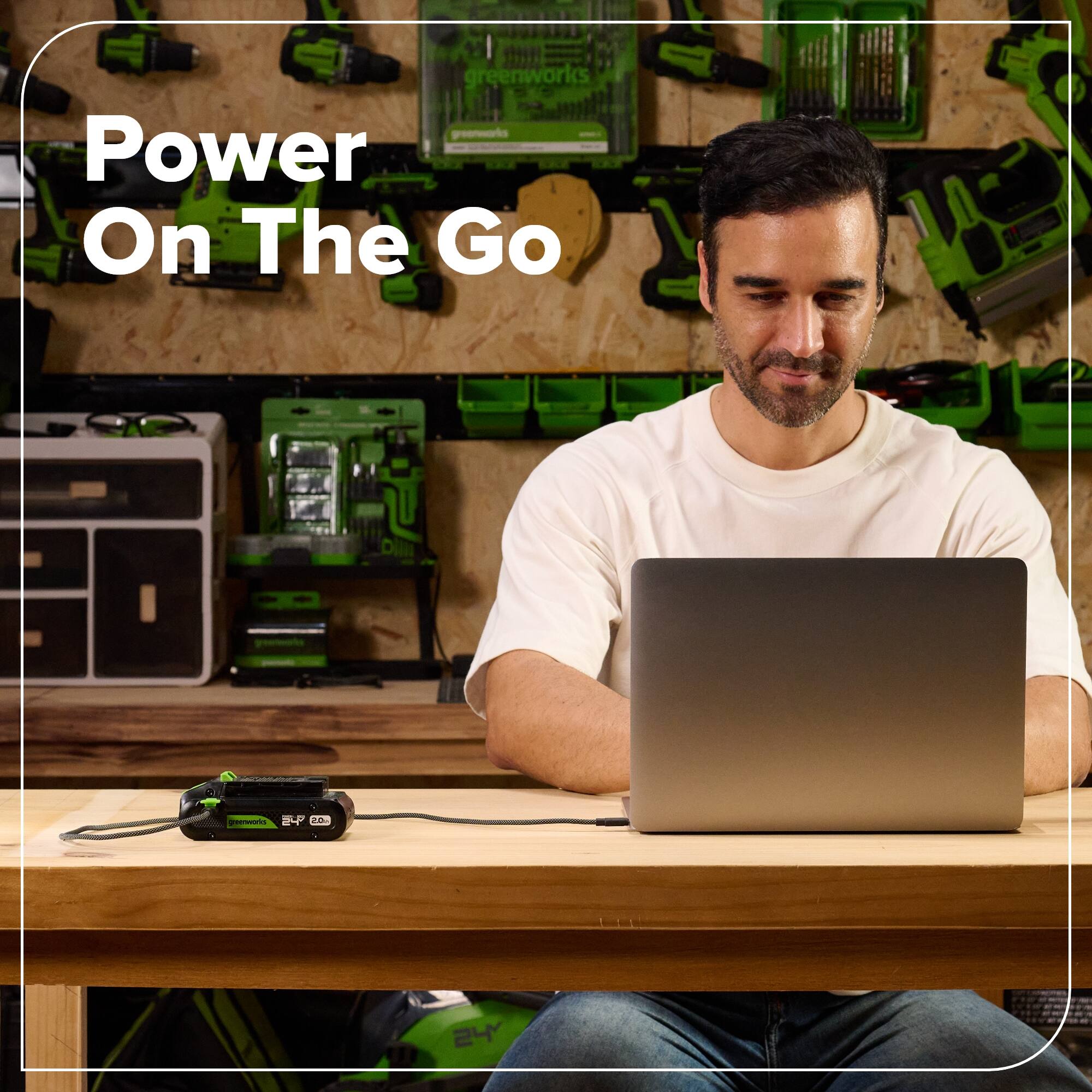 greenworks Power On The Go