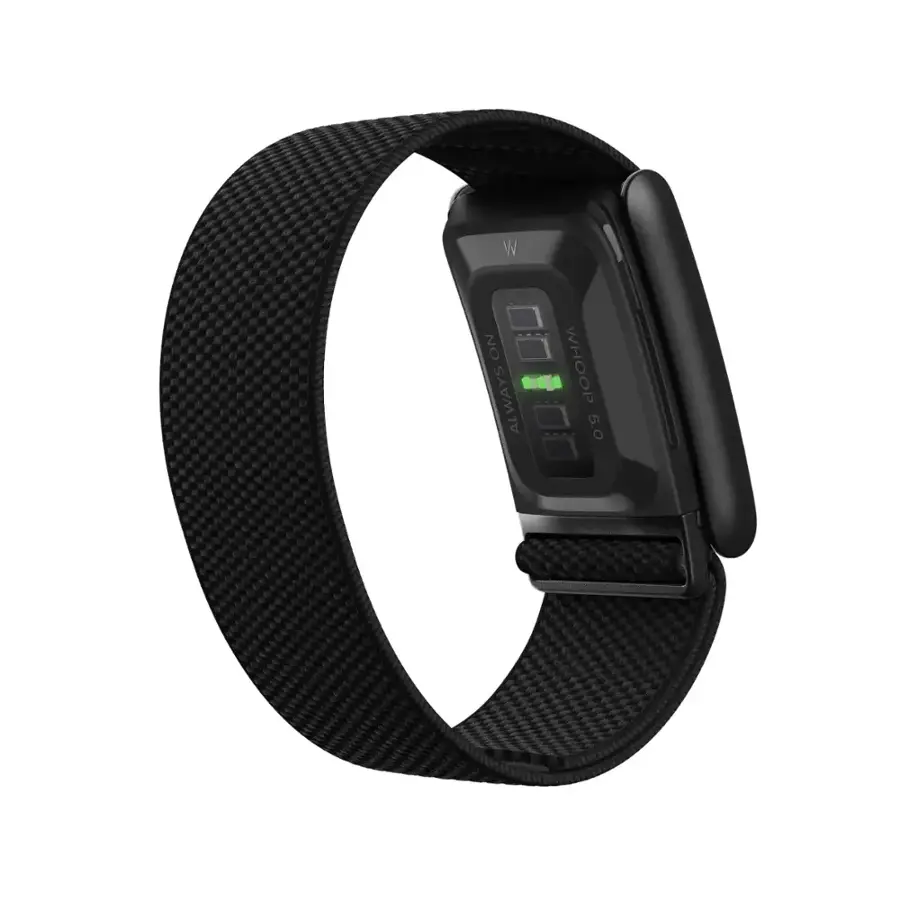 The text on the image reads "WHOOP 5.0."