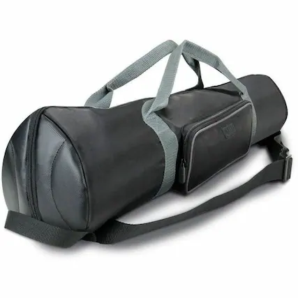 Front. Accessory Power - USA Gear GRSLS01100BKEW Carrying Case Tripod - Water Resistant, Weather Resistant, Anti-slip - Fabric, Neoprene Body - Black.