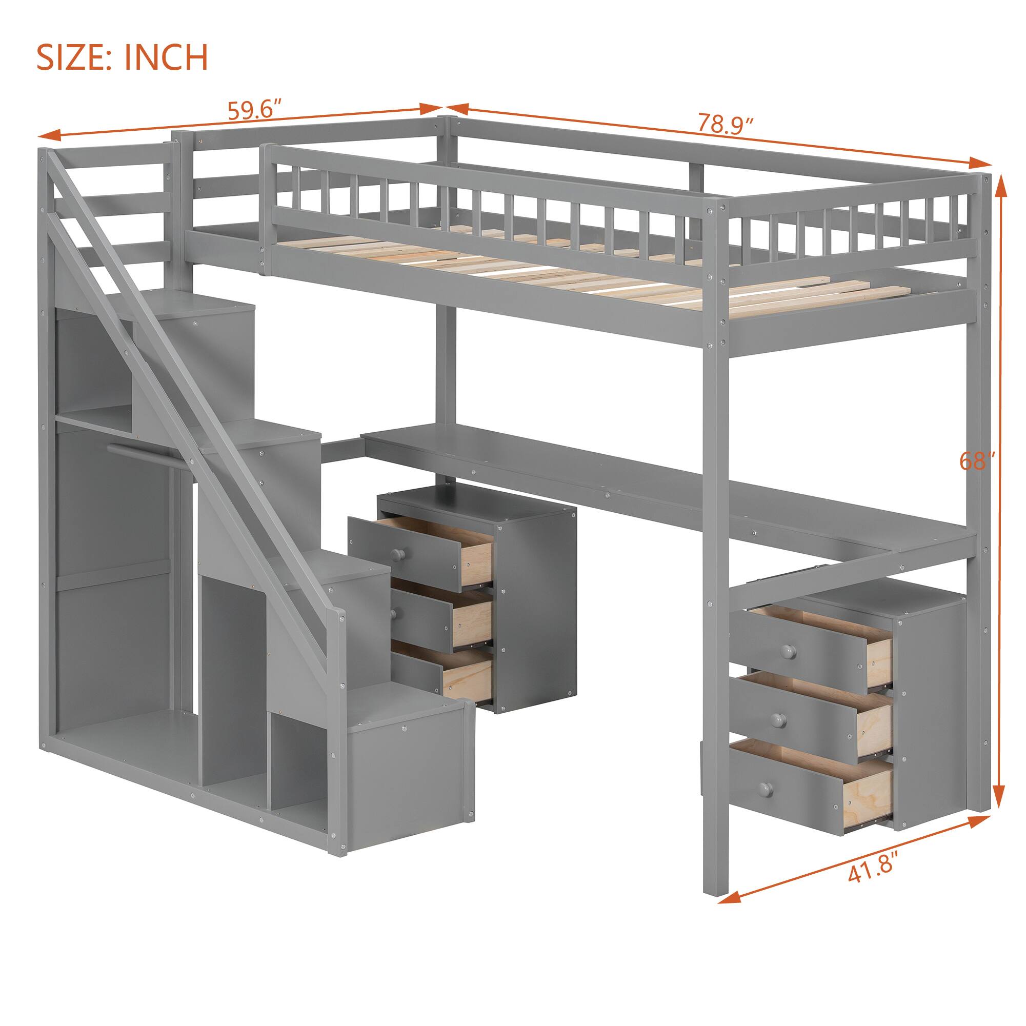 SIZE: INCH  
59.6" 78.9" 68" 41.8"