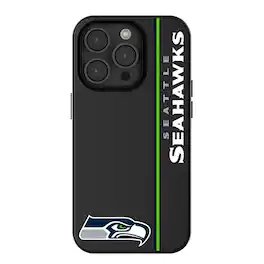 Keyscaper - NFL - Seattle Seahawks iPhone Magnetic Bump Case - 15 - Black