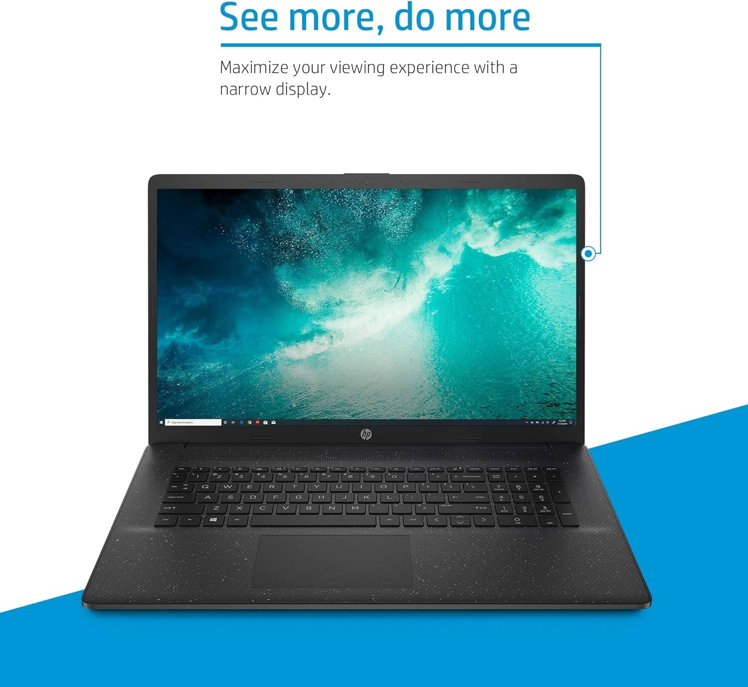 See more, do more  
Maximize your viewing experience with a narrow display.