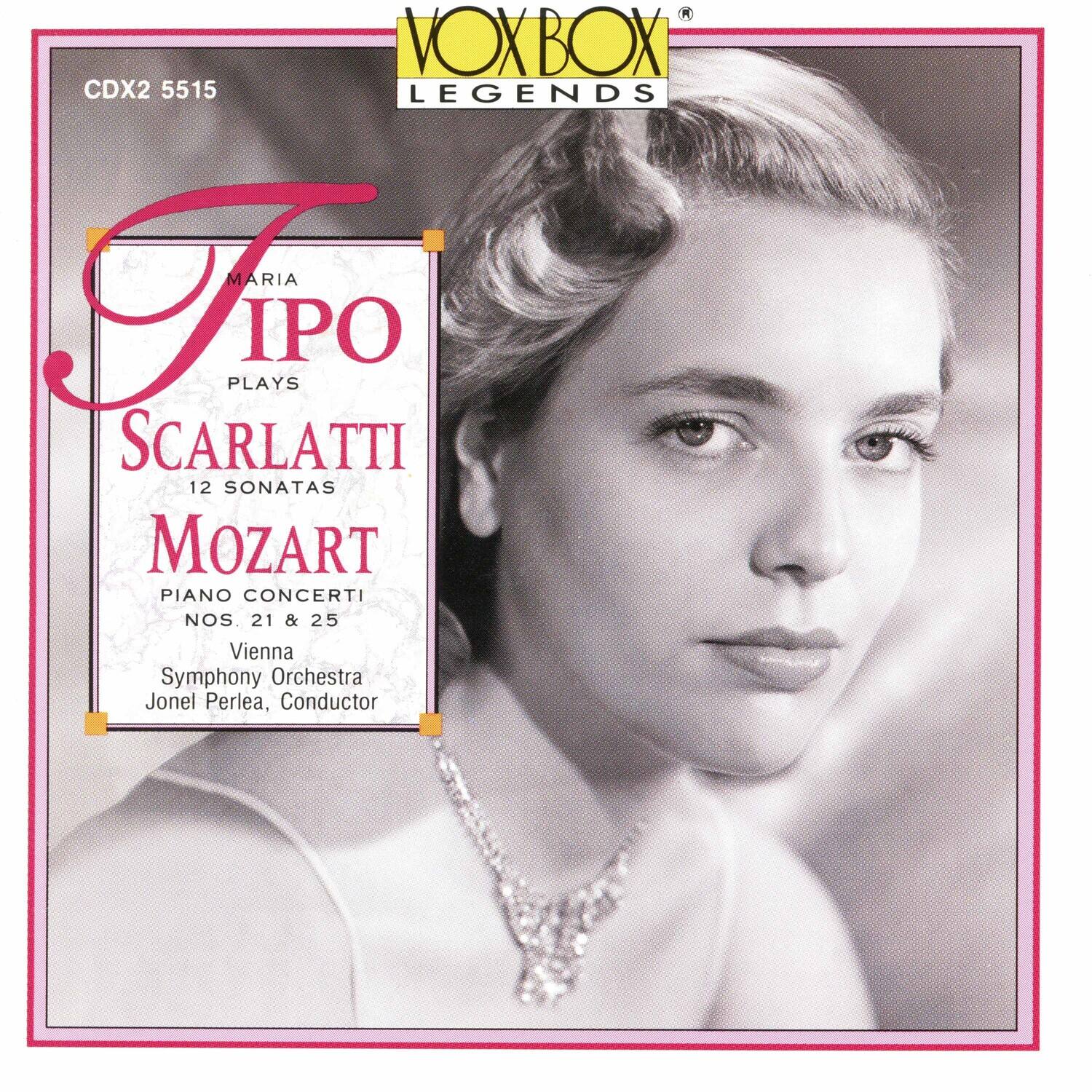 Maria Tipo - Plays Scarlatti & Mozart  - COMPACT DISCS